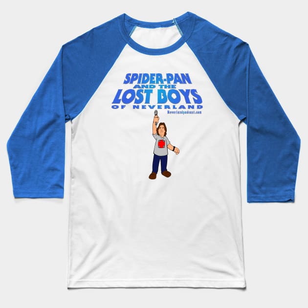 Spider-Pan and the Lost Boys of Neverland Baseball T-Shirt by SpiderPan